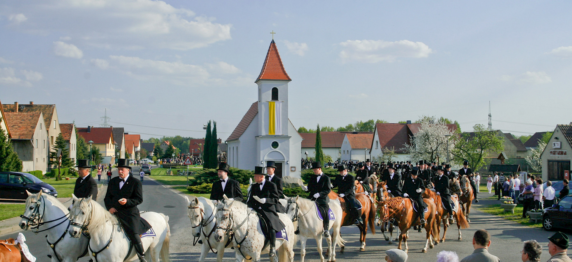 Wittichenauer Osterreiter / Kreuzreiter in Saalau